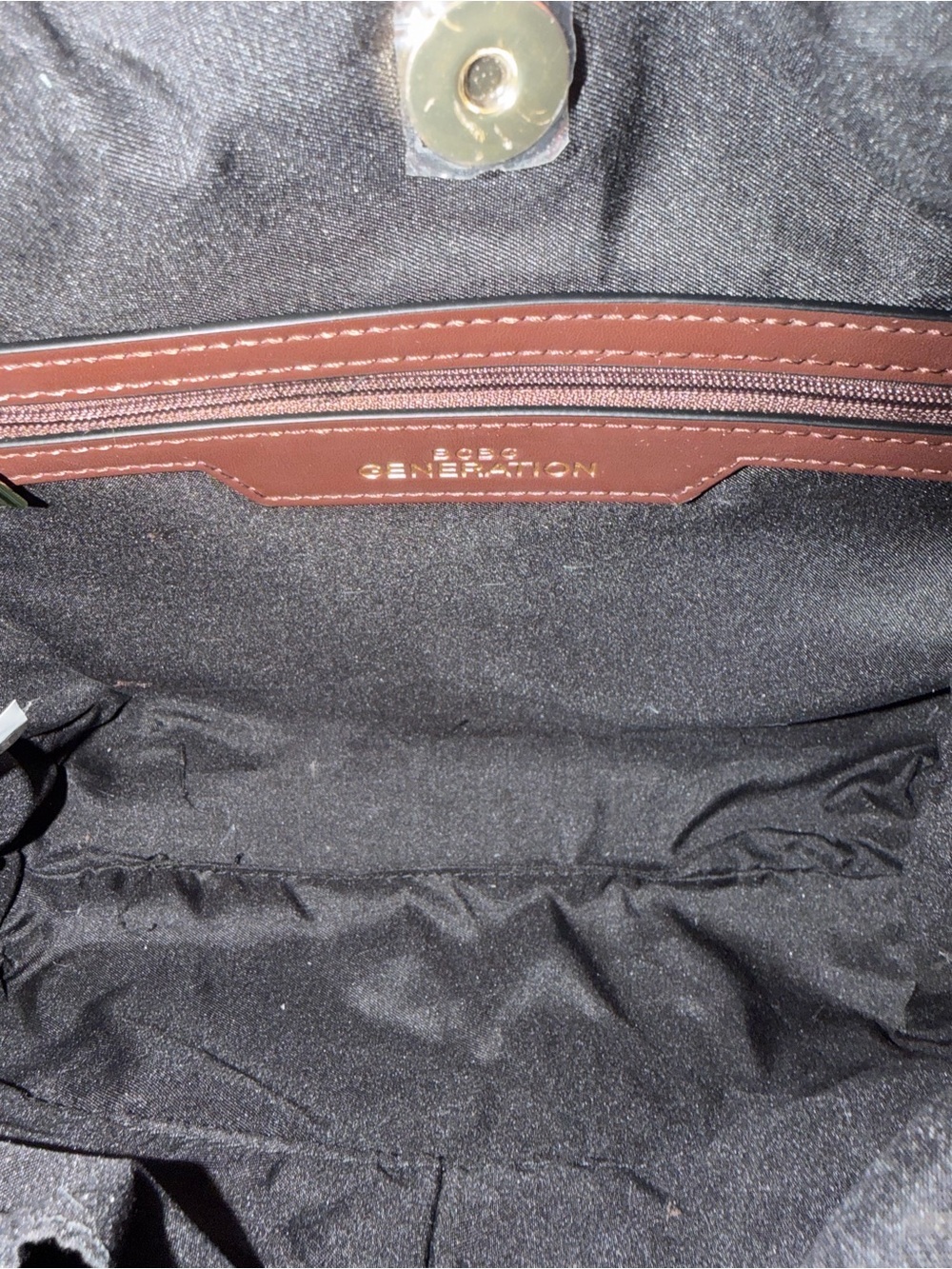BCBG Generation Faux Fur Cow Print Hobo Bag!! - Picture 5 of 6
